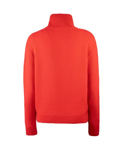 Apc Thea Red Pullover Sweater In Red
