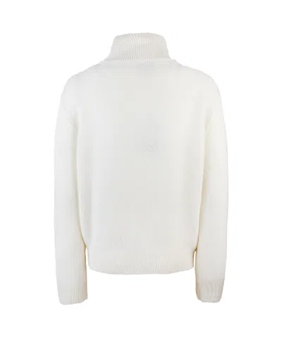 Apc Thea Ecru Pullover Sweater