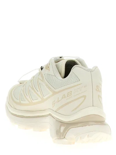 Salomon Mesh Upper Rubber Sole Sneakers In Neutral