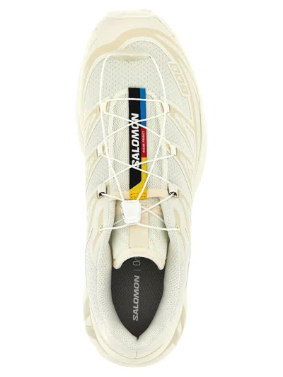Salomon Mesh Upper Rubber Sole Sneakers In Neutral