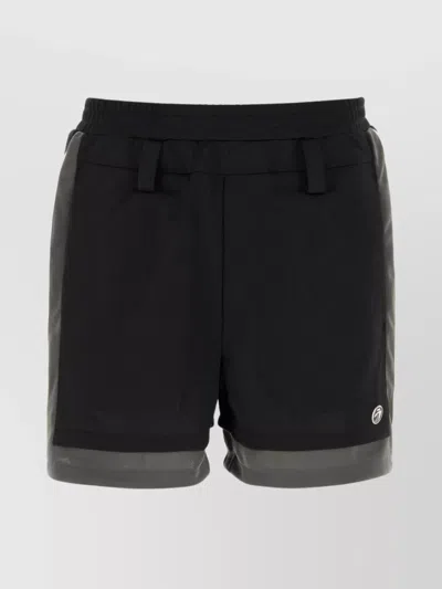 Ambush Black Polyester Bermuda Shorts