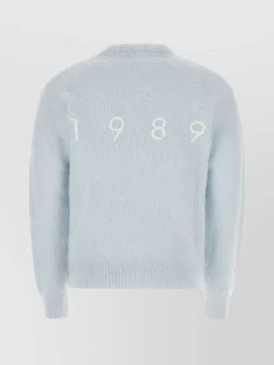 1989 Studio Pastel Light Blue Mohair Blend Cardigan