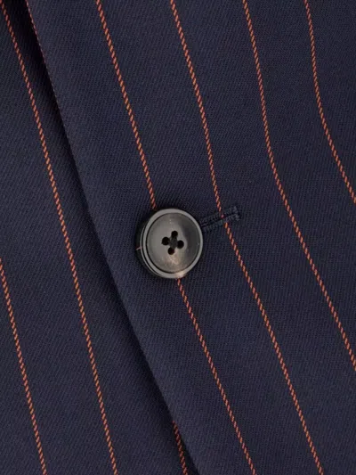 Dries Van Noten Suit Set With Pinstripe Pattern And Notched Lapel