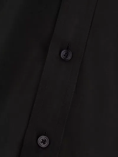 Tom Ford Silk Shirt With Button-down Collar And Chest Pockets In Black