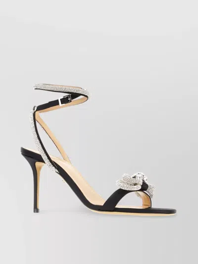 Mach&mach Black Double Bow 110 Heeled Sandals