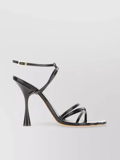 Marni Glossy Finish Strappy Open Toe Sandals In Multi
