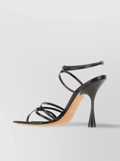 Marni Glossy Finish Strappy Open Toe Sandals In Multi