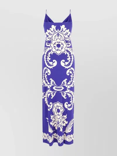 Etro Paisley-print Long Dress In Multi