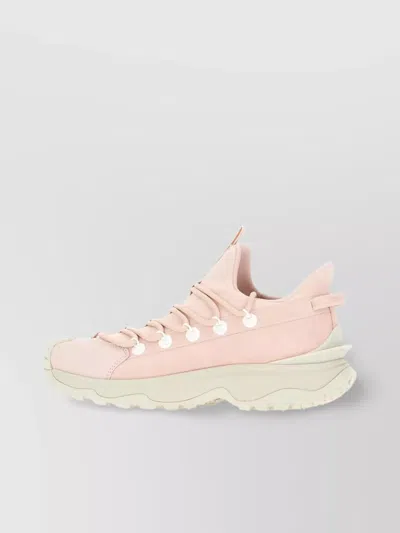 Moncler Two-tone Tech Fabric Trailgrip Lite 2 Sneakers In Neutral