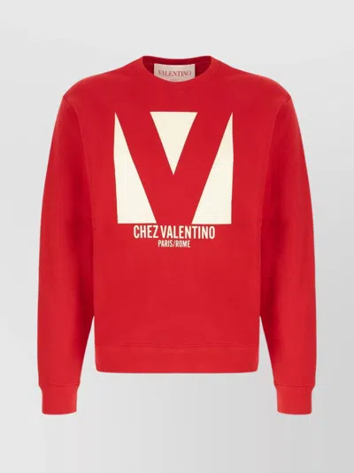 Valentino Sweatshirt Man In Red