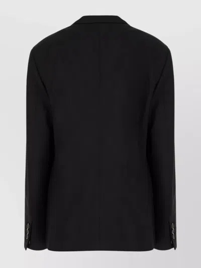 Dsquared2 Suit Stretch Wool Flap Pockets In Black