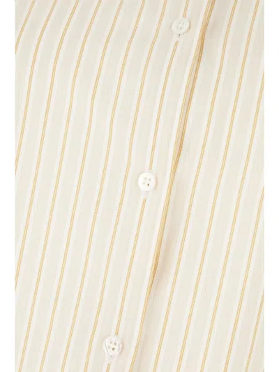 The Row Striped Caster Shirt In White