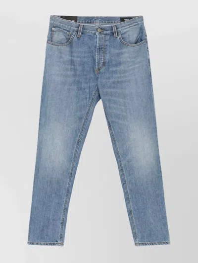 Dondup Belt Loops Five-pocket Design Faded Effect