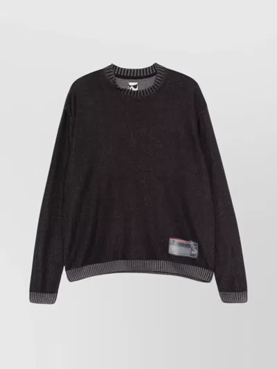 Gr10k Crewneck Sweatshirt Featuring Patch Detail In Black