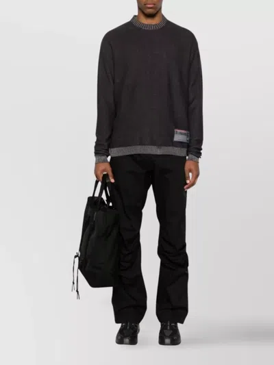 Gr10k Crewneck Sweatshirt Featuring Patch Detail In Black