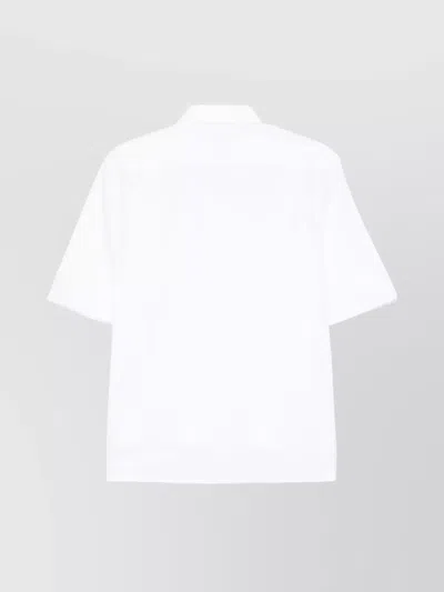 Namacheko Logo Patch Shirt With Pockets And Short Sleeves In Yellow