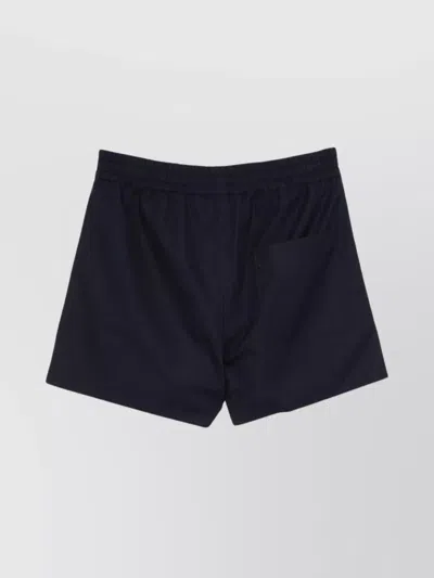 Namacheko Elasticated Waistband Bermuda Sports Shorts In Black