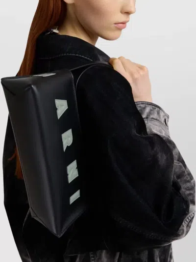 Marni Rectangular Shoulder Bag With Gold-tone Hardware