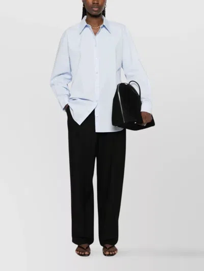 Totême Toteme Women Organic Cotton Shirt In Blue