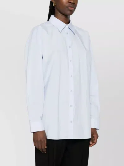 Totême Toteme Women Organic Cotton Shirt In Blue