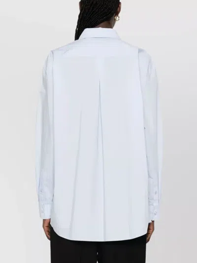 Totême Toteme Women Organic Cotton Shirt In Blue