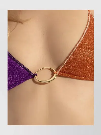 Oseree Lumiere O-kini Tie-side Halter In Multi