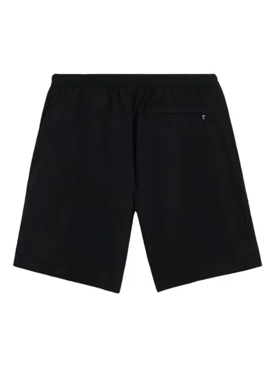 Ami Alexandre Mattiussi Elasticated Waist Shorts In Black