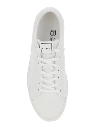 Balmain B-court Sneakers - Leather - White
