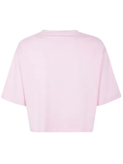 Balmain Cropped Logo Screen Print Tee