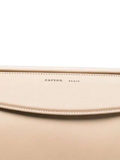 Carven Neutral Tote Bags