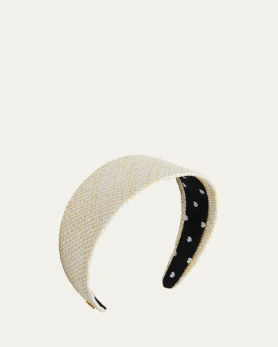 Lele Sadoughi Brigitte Raffia Headband In Neutral
