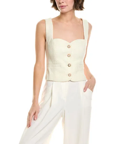 Seraphina Wool-blend Top In Neutral