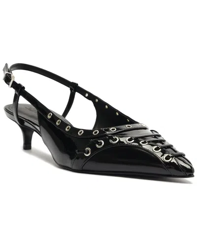 Schutz Ruth Kitten Heel Slingback Pump In Black