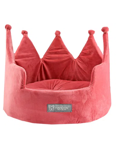 Nandog Crown Bed In Red