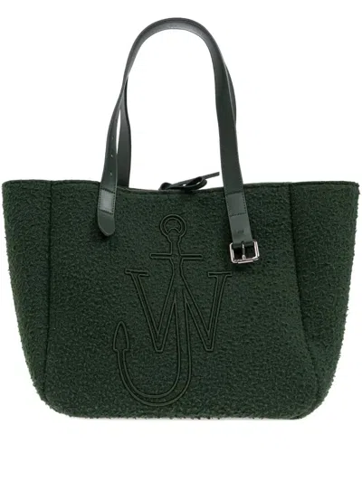 Jw Anderson Belt Shopper Bag In Green