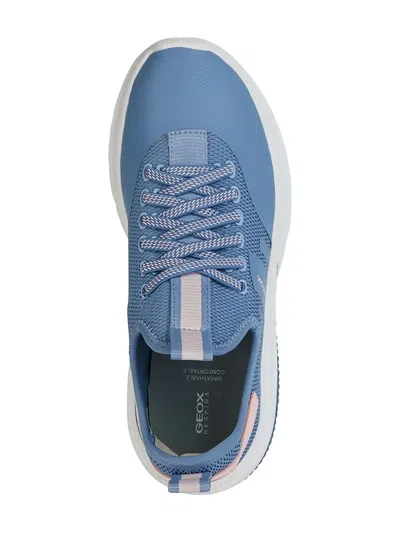 Geox Activat Mesh-panel Lace-up Sneakers In Multi