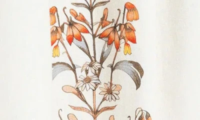 Max Studio Border Print Maxi Skirt In White