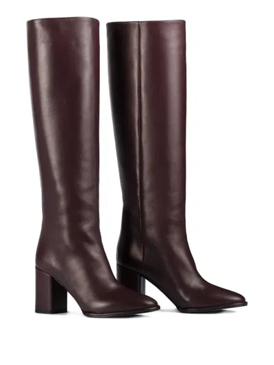 Le Silla 80mm Elsa Boots In Brown