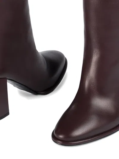 Le Silla 80mm Elsa Boots In Brown