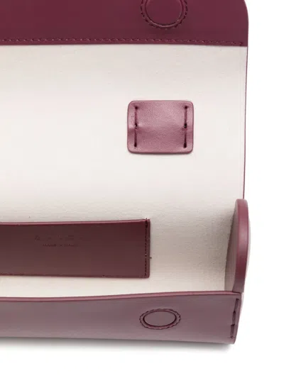 Salce Small Leather Tote Bag In Purple