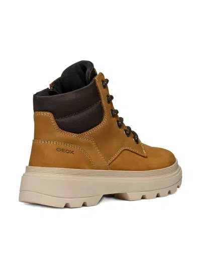 Geox Kiddartah Boots In Brown