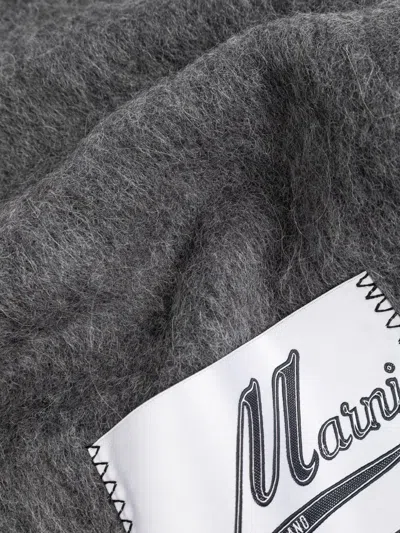 Marni Wool Scarf With Logo