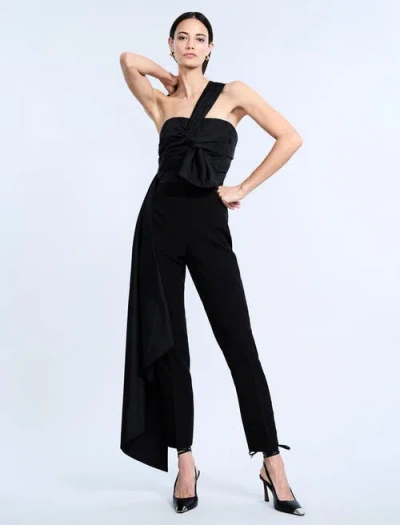 Bcbg Bustier With Long Train In Black