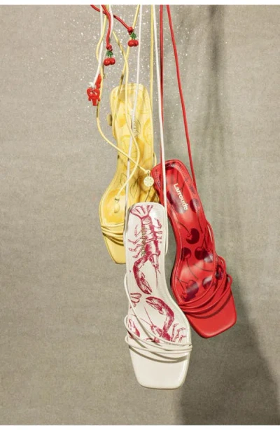 Larroude Nadia Sandal In Neutral