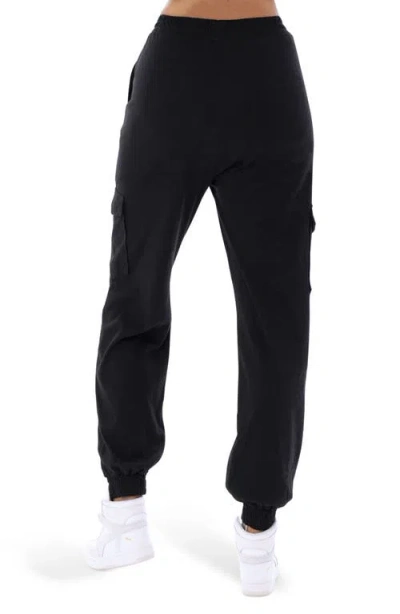 Dai Moda Unisex Cargo Joggers In Black