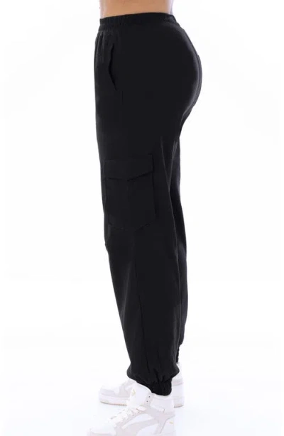 Dai Moda Unisex Cargo Joggers In Black