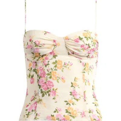 Reformation Pixie Georgette Camisole In Neutral