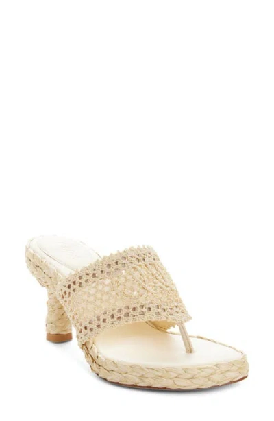 Chloé Isla Crochet Espadrille Sandal In Neutral