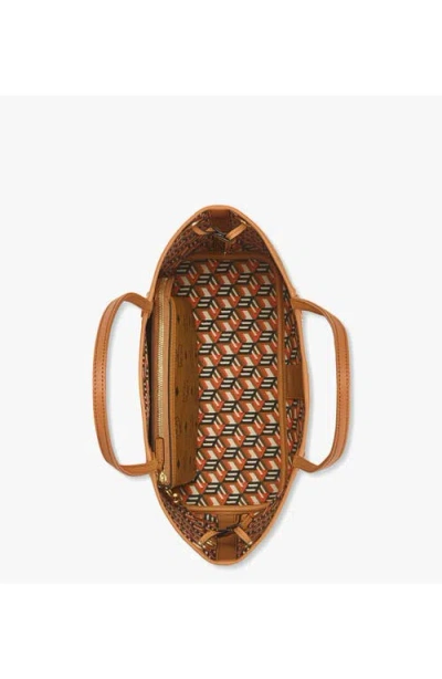 Mcm Reversible Small Tote Bag With Monogram Print