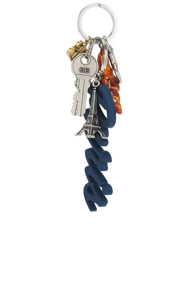 Balenciaga Embellished Bag Charm In Multi